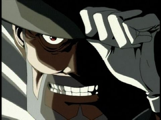 How do you make a creepy guy truly terrifying? Lighting!